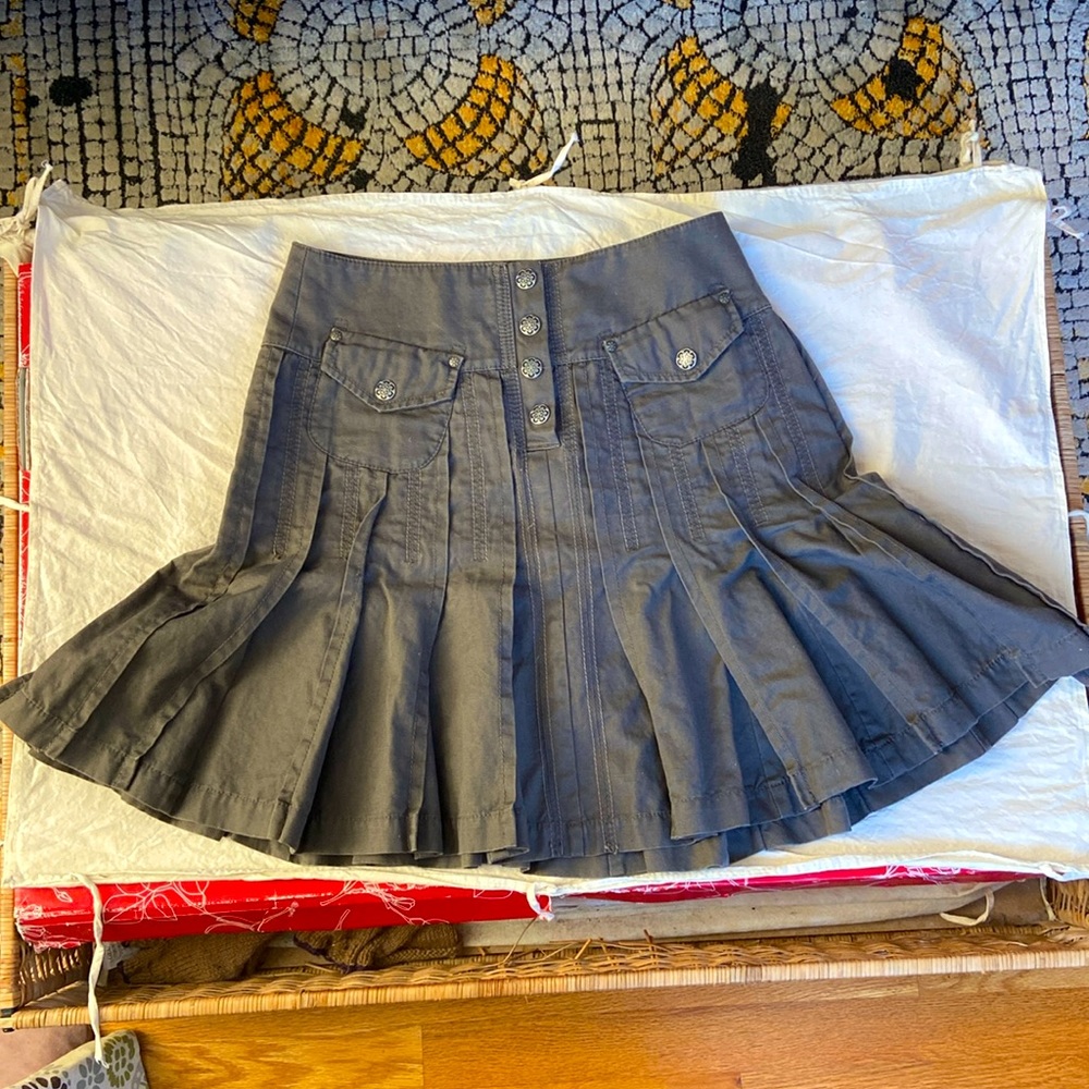 Gray, Mexx “biker chic” skirt